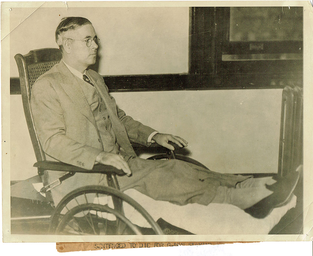 George W. Barrett at his federal trial, December 1935 (Author's Collection)